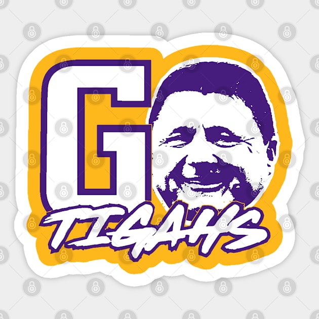 GO TIGAHS GOLD Sticker by thedeuce